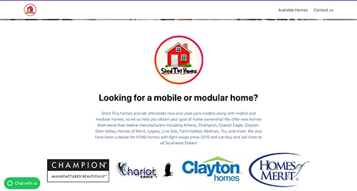 Shed Tiny Homes Platform